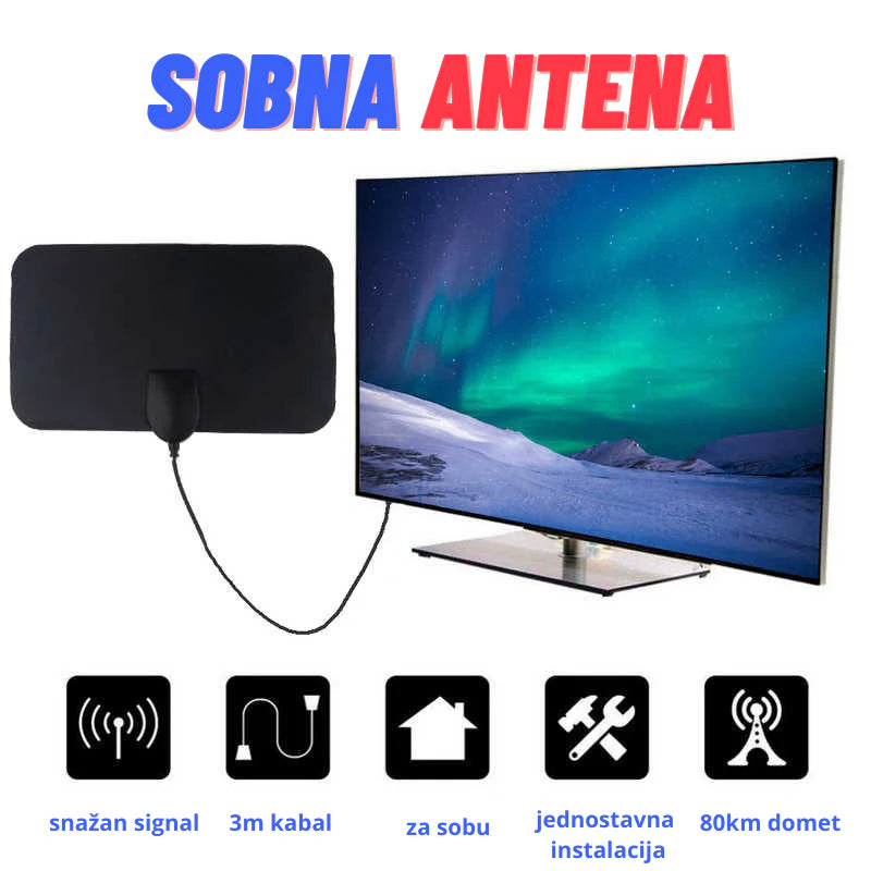 Digitalna Antena + Pojačivač signala gratis 🎁