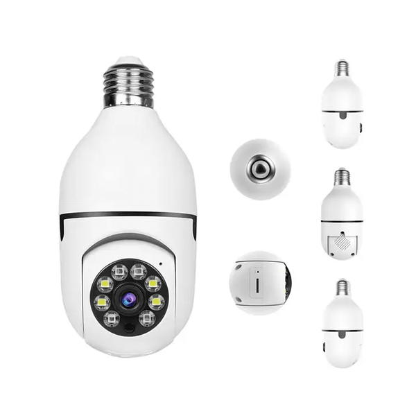 360° WiFi Kamera Sijalica 2K + 32GB