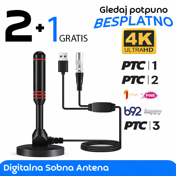 Digitalna Antena + Pojačivač signala gratis 🎁