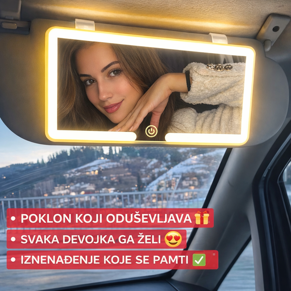 Auto LED Beauty Ogledalo