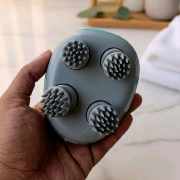Električni Masažer za Glavu i Vlasište – 360° Scalp Massager za Rast Kose i Opuštanje