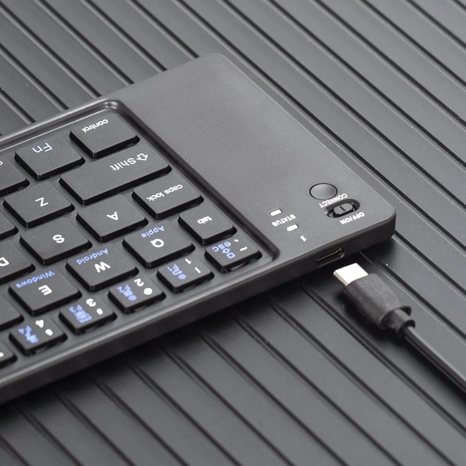 AOAS A-1007 Wireless Bluetooth Tastatura – Sklopiva, Punjiva, Tiha