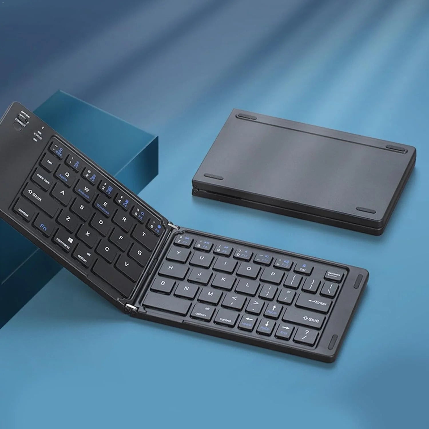 AOAS A-1007 Wireless Bluetooth Tastatura – Sklopiva, Punjiva, Tiha