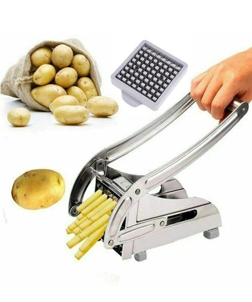 Ručna seckalica za pomfrit – secko za krompir sa dve oštrice za savršen pomfrit