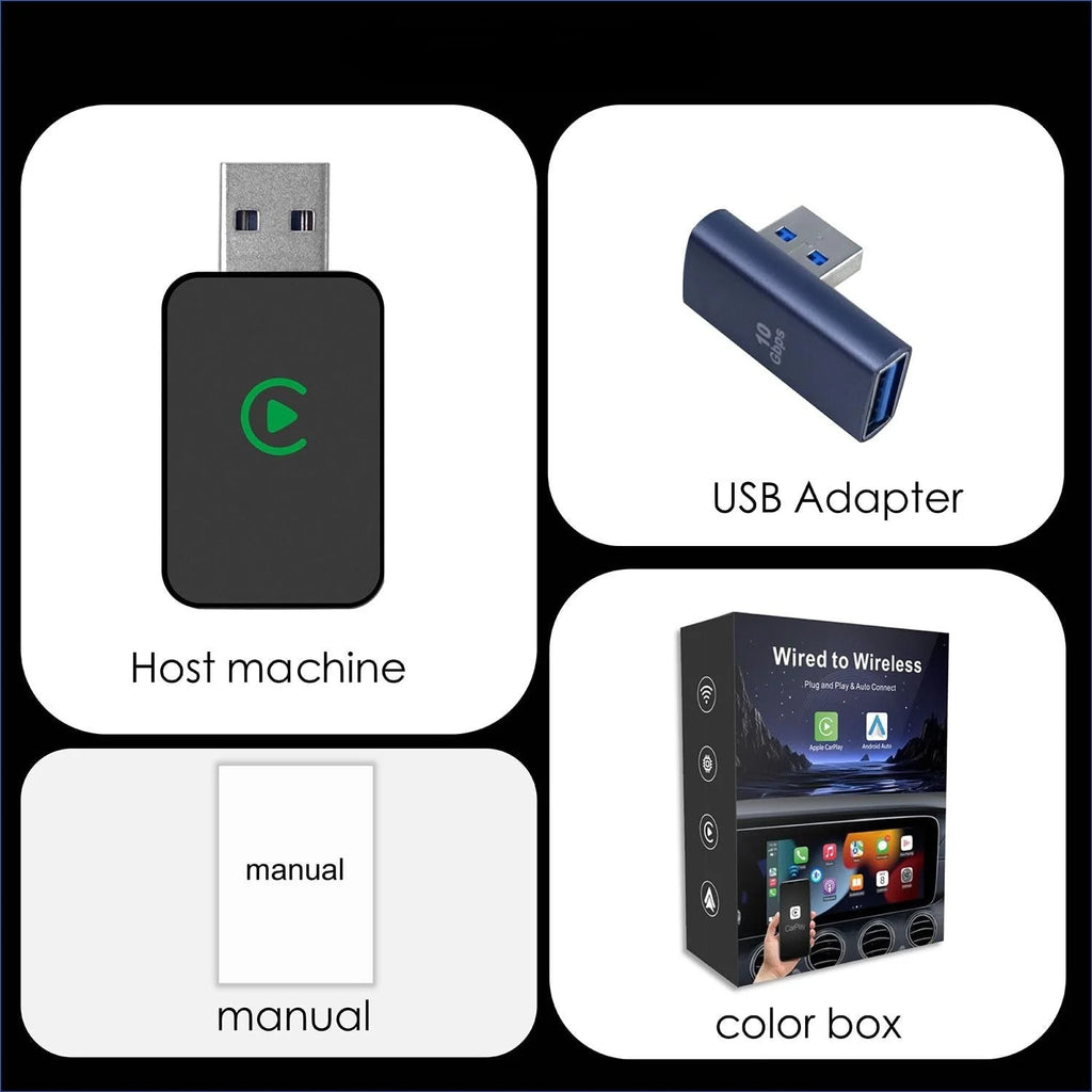 🚗 Bežični Car Adapter – Pretvori žični sistem u bežični (CarPlay / Android Auto)