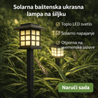 🌞 Solarna baštenska LED lampa – automatsko osvetljenje dvorišta (6 komada u pakovanju)