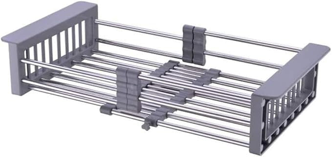 Podesiva Inox Cediljka za Sudove – Proširiva Korpa za Sušenje Posuđa i Voća