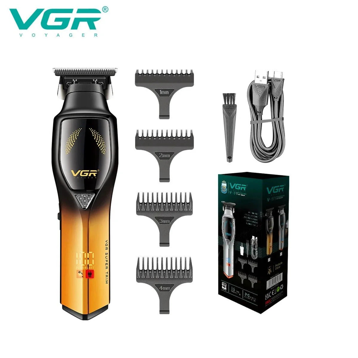 VGR V-187 – Profesionalna mašinica za šišanje (Metalno kućište)