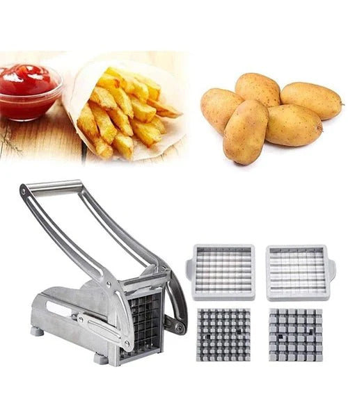 Ručna seckalica za pomfrit – secko za krompir sa dve oštrice za savršen pomfrit